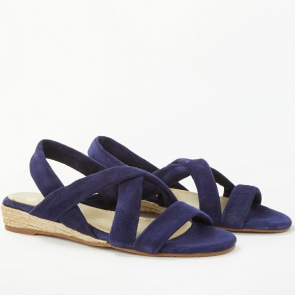 Boden | Shoes | Boden Ava Suede Rope Sandals Flats | Poshmark